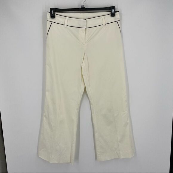 S&D Women’s High Rise Flare Leg White Dress Pants size 12 - Picture 1 of 3